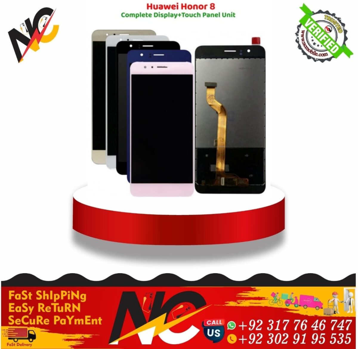 Huawei Honor 8 LCD Panel 5