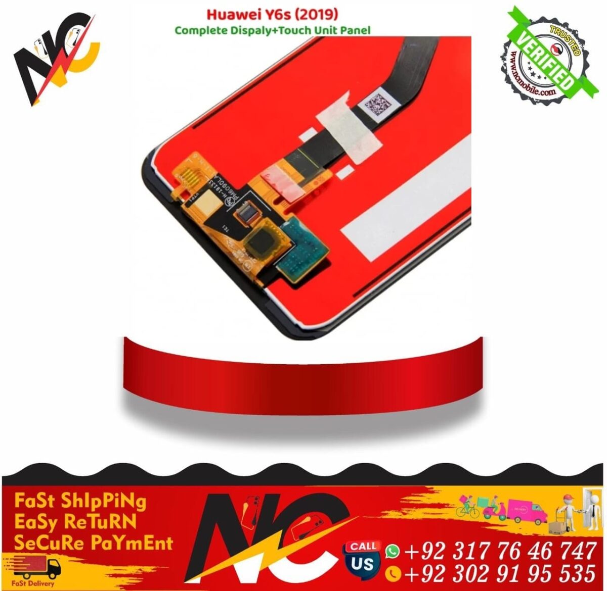 Huawei Y6s 2019 LCD Panel 4