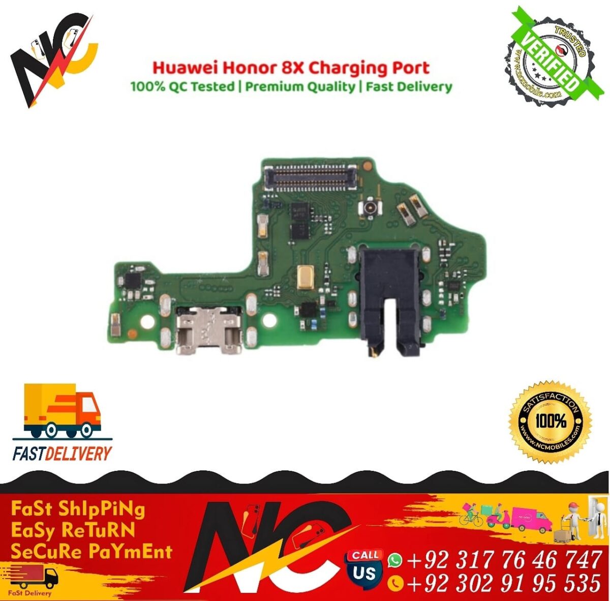 Huawei Honor 8X Charging Port 1