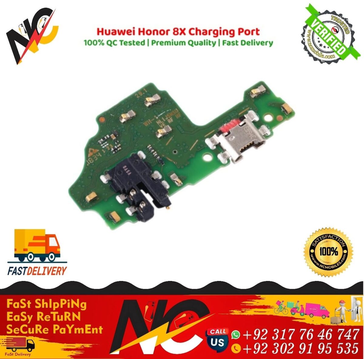 Huawei Honor 8X Charging Port 2