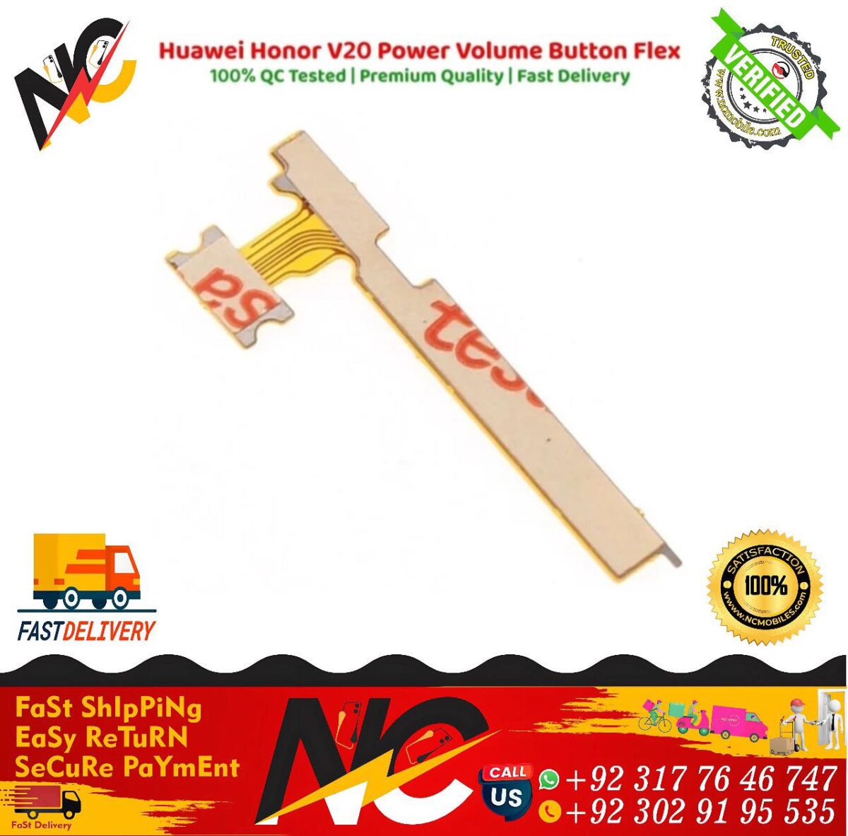 Huawei Honor V20 Power Volume Button Flex 1