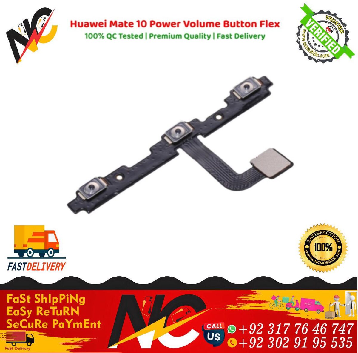 Huawei Mate 10 Power Volume Button Flex 2