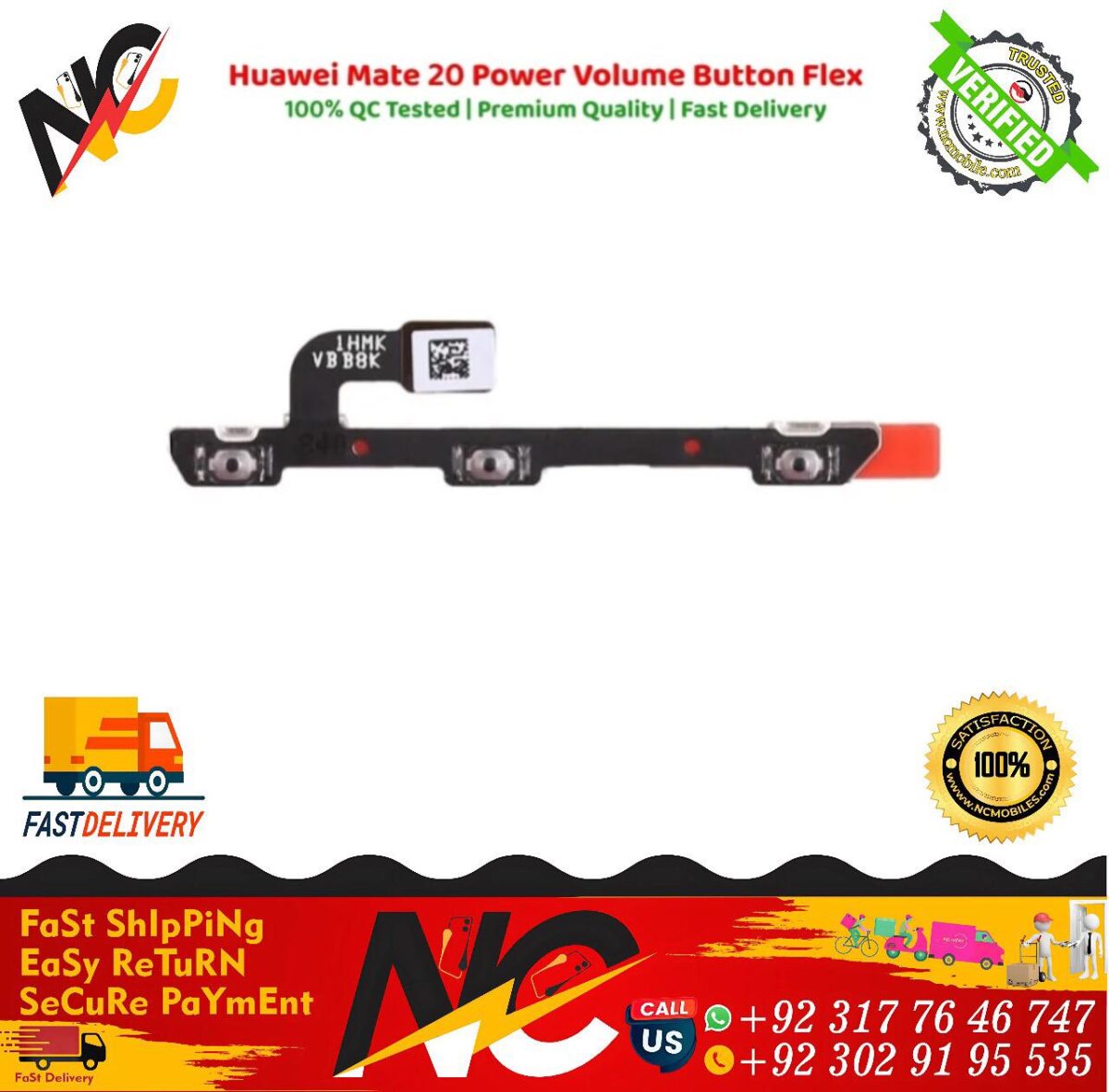 Huawei Mate 20 Power Volume Button Flex 1