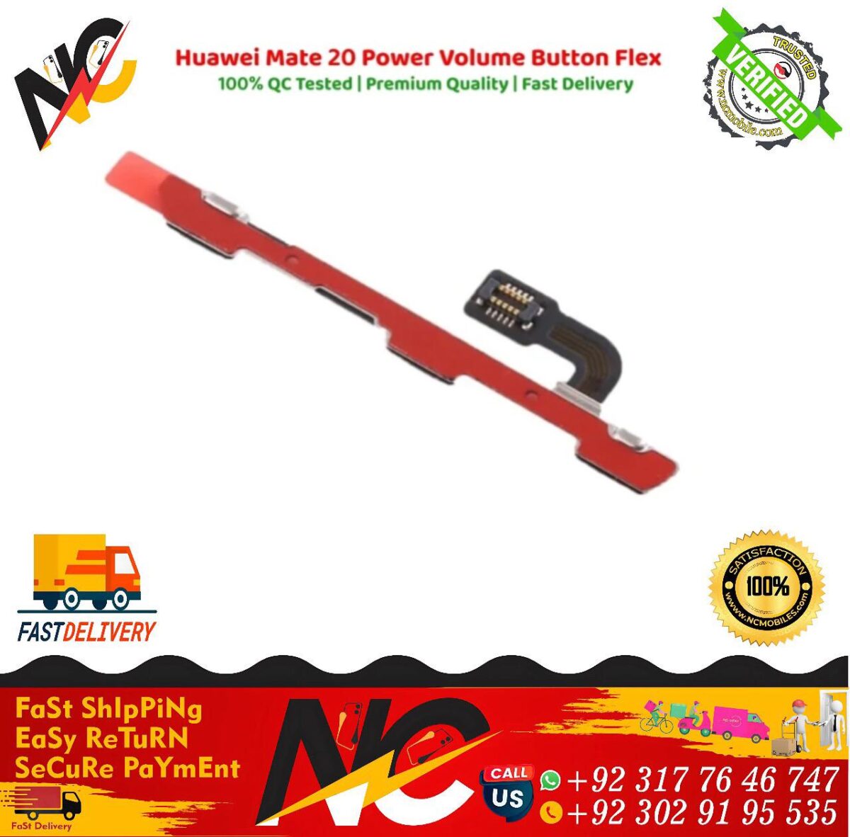 Huawei Mate 20 Power Volume Button Flex 2