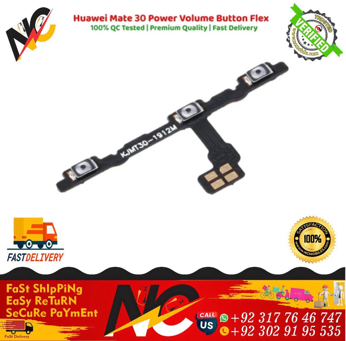 Huawei Mate 30 Power Volume Button Flex 1