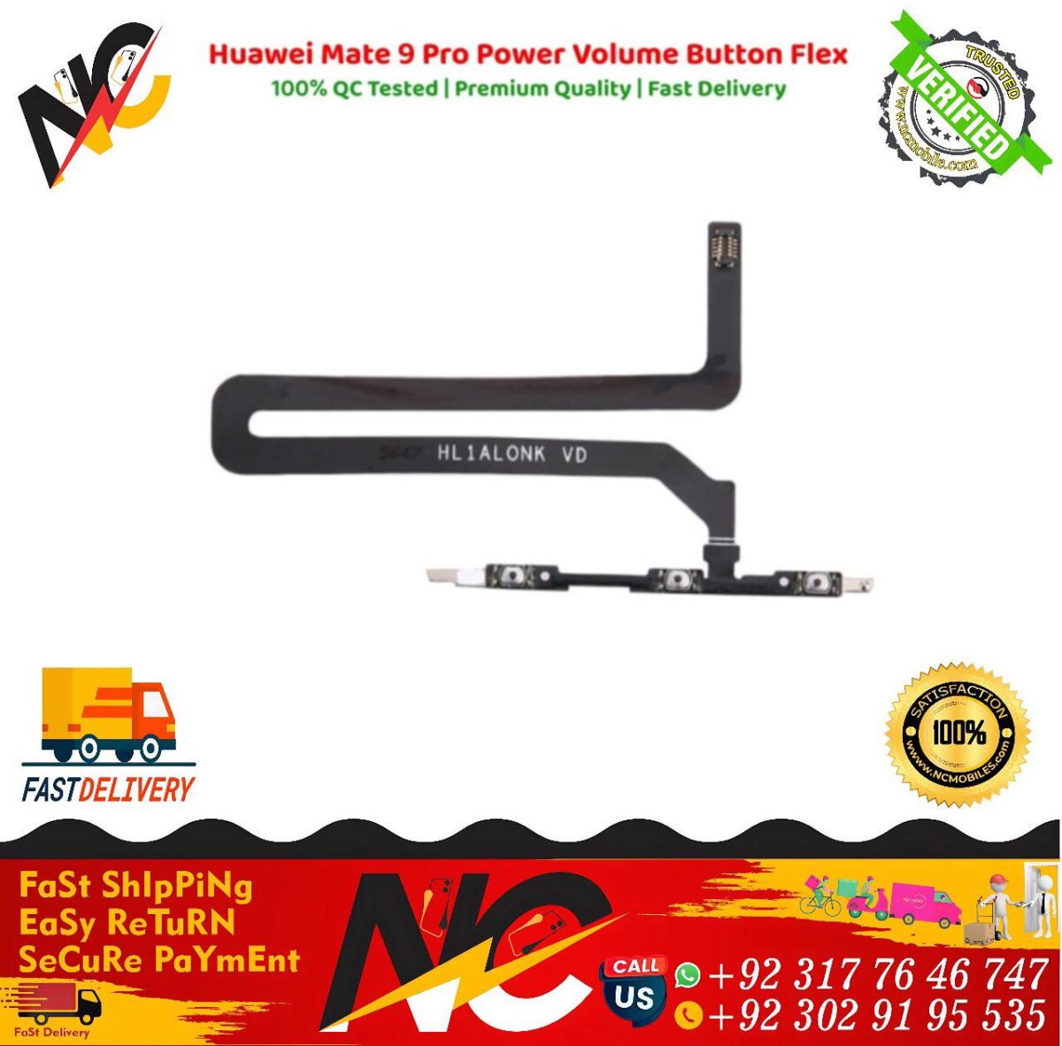 Huawei Mate 9 Pro Power Volume Button Flex 1