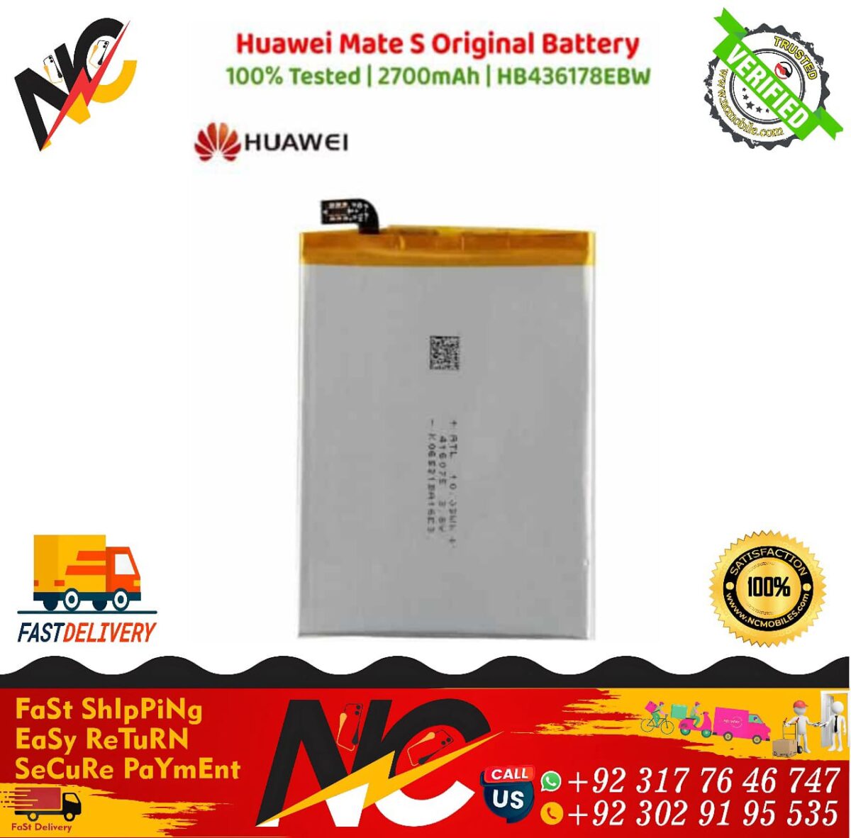 Huawei Mate S Original Battery 2