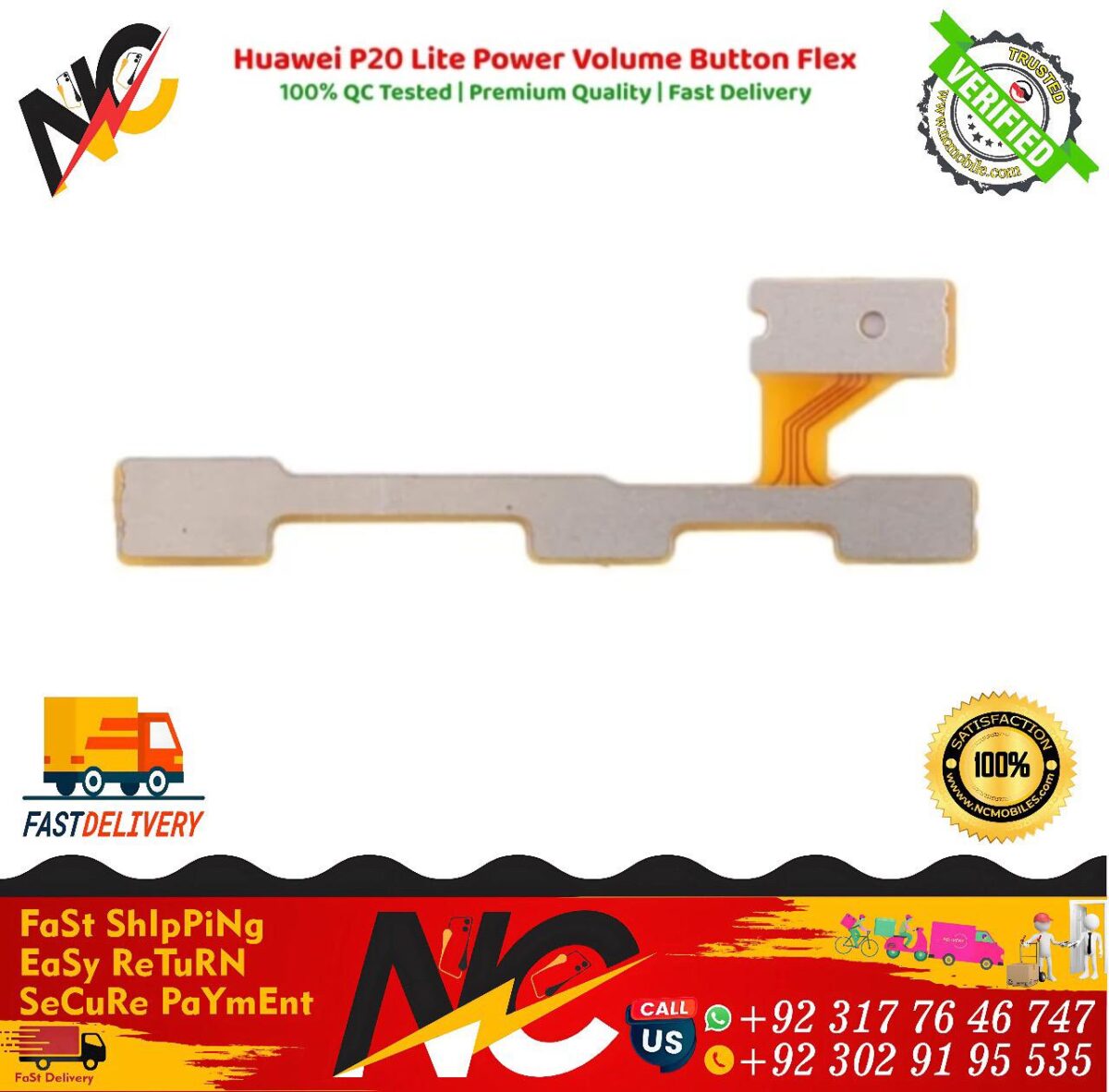 Huawei P20 Lite Power Volume Button Flex 2