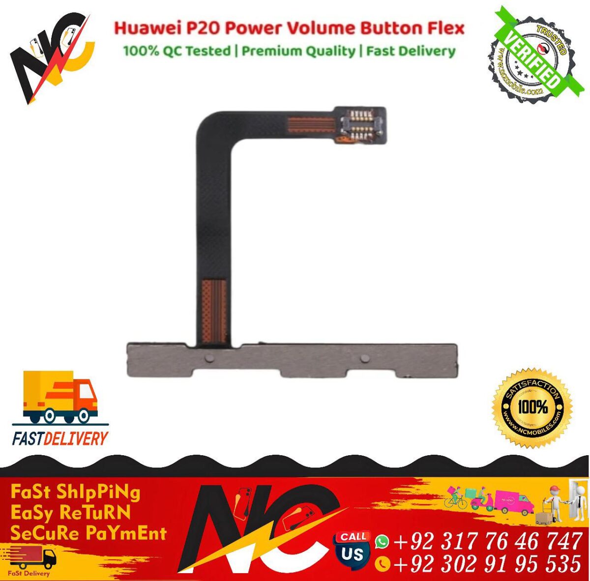 Huawei P20 Power Volume Button Flex 2