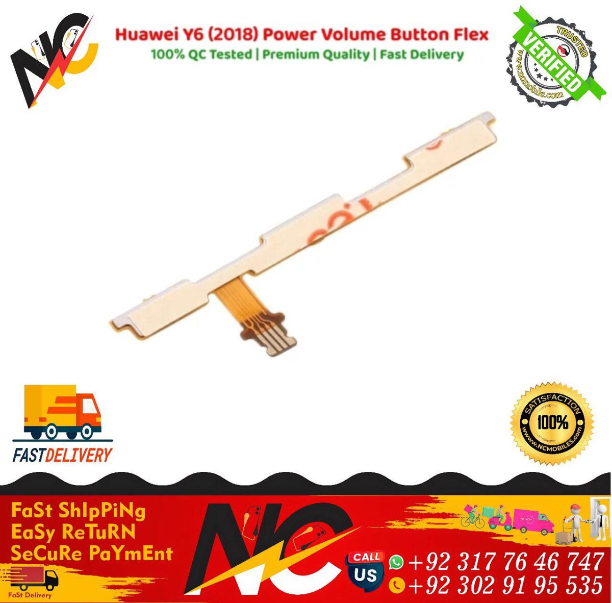 Huawei Y6 2018 Power Volume Button Flex 2