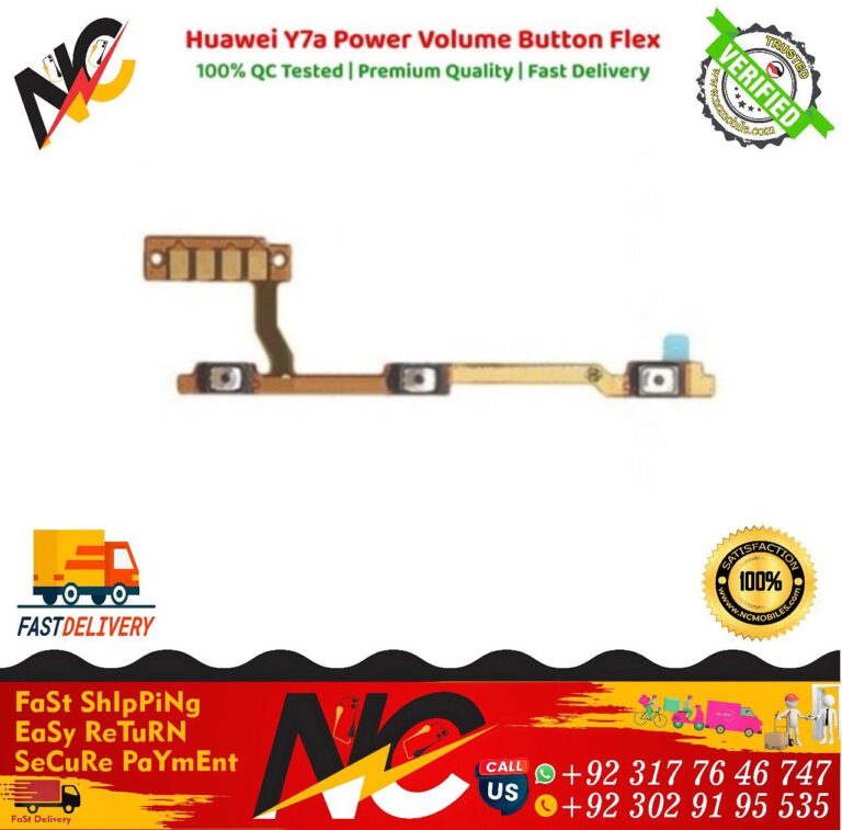 Huawei Y7a Power Volume Button Flex