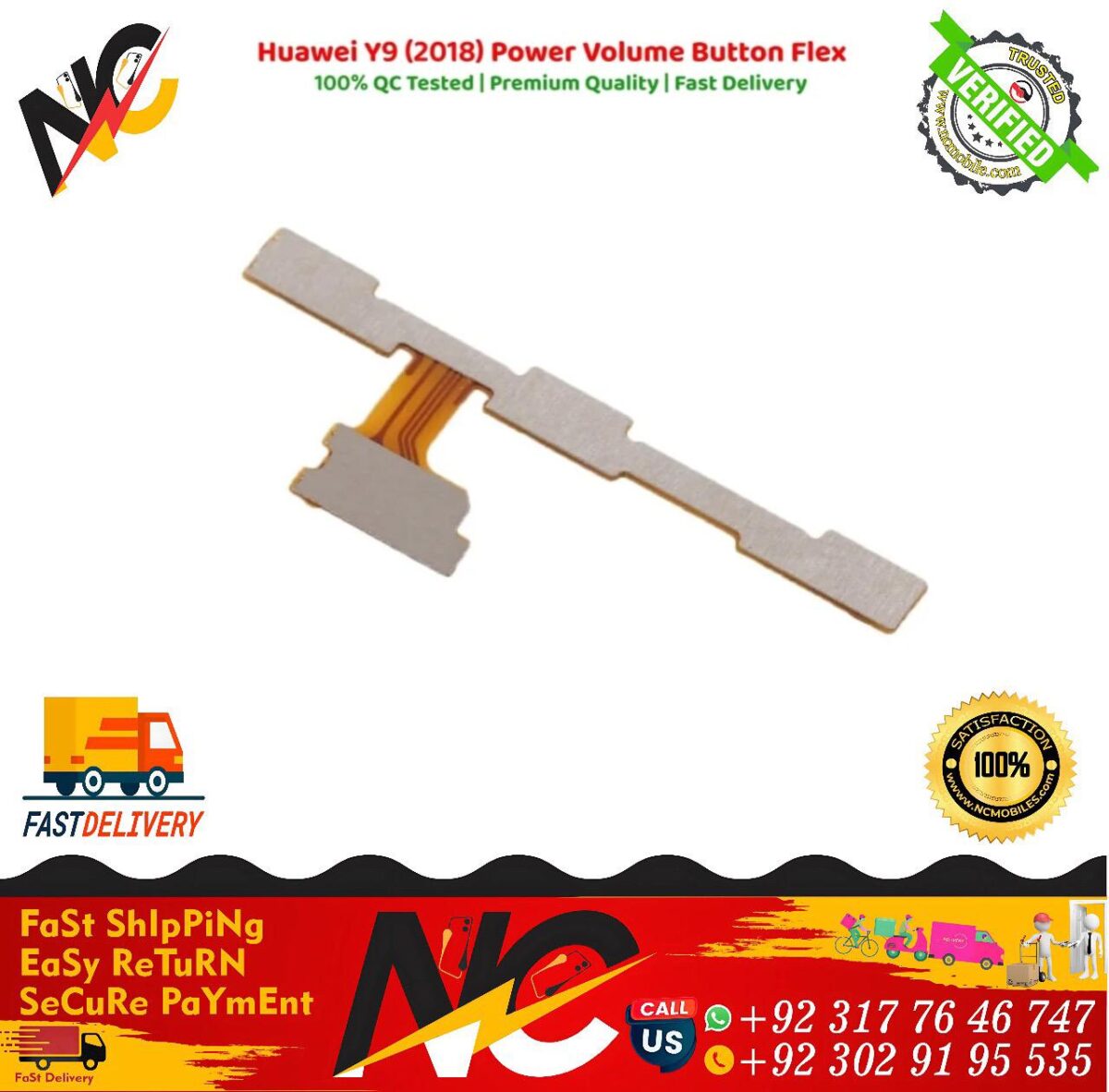 Huawei Y9 2018 Power Volume Button Flex 2
