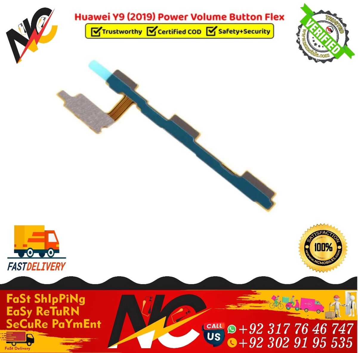 Huawei Y9 2019 Power Volume Button Flex 1