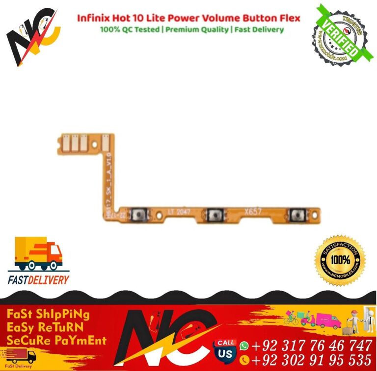 Infinix Hot 10 Lite Power Volume Button Flex
