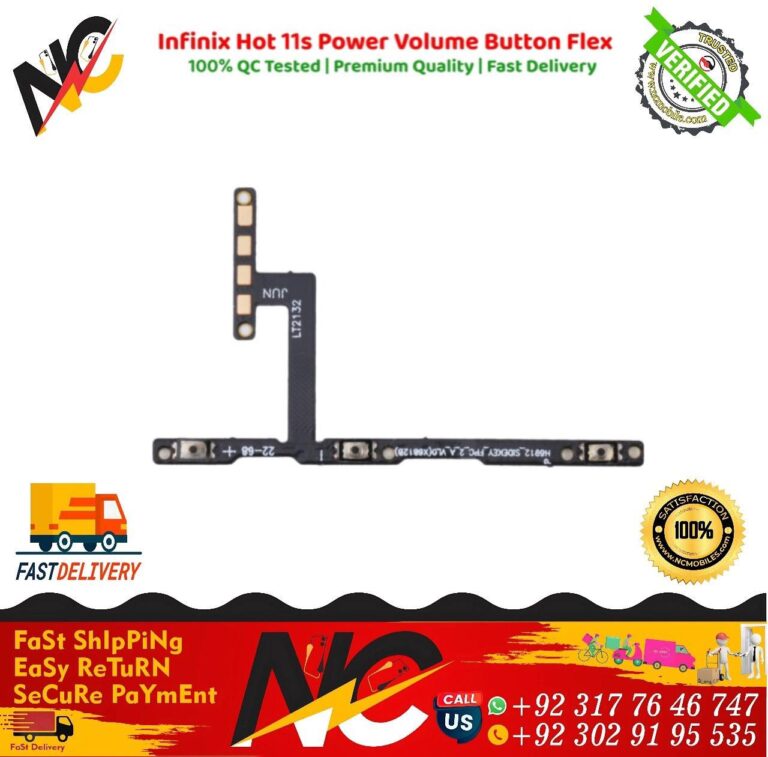 Infinix Hot 11s Power Volume Button Flex