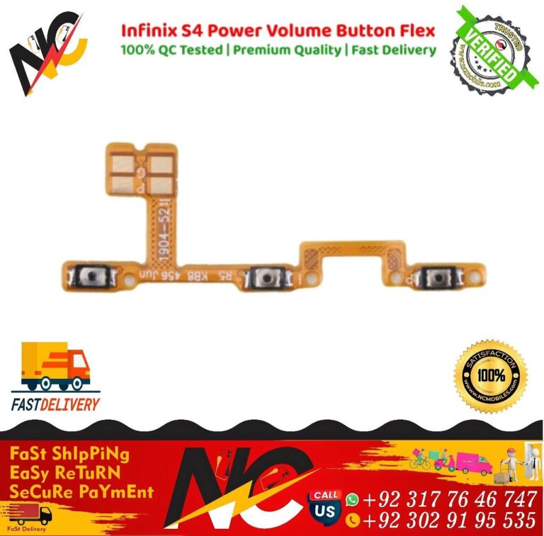 Infinix S4 Power Volume Button Flex