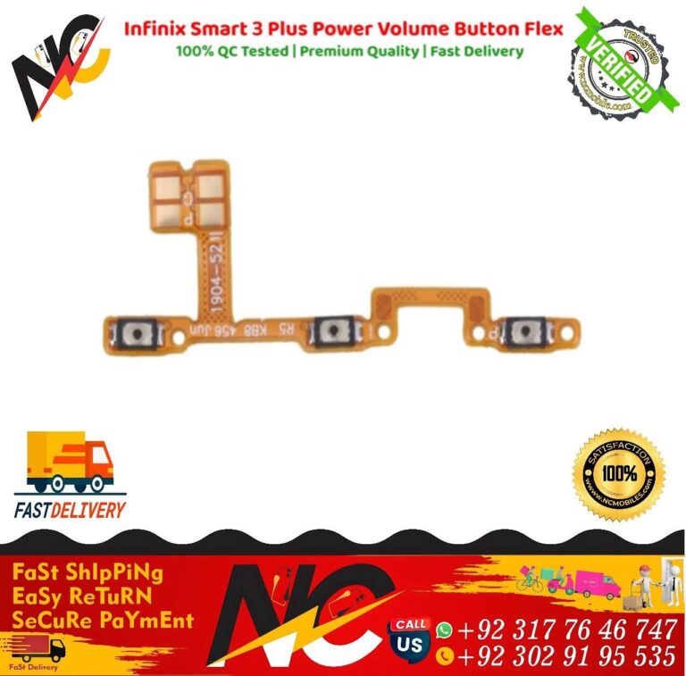 Infinix Smart 3 Plus Power Volume Button Flex