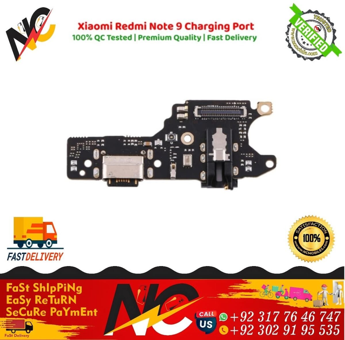 Xiaomi Redmi Note 9 Charging Port
