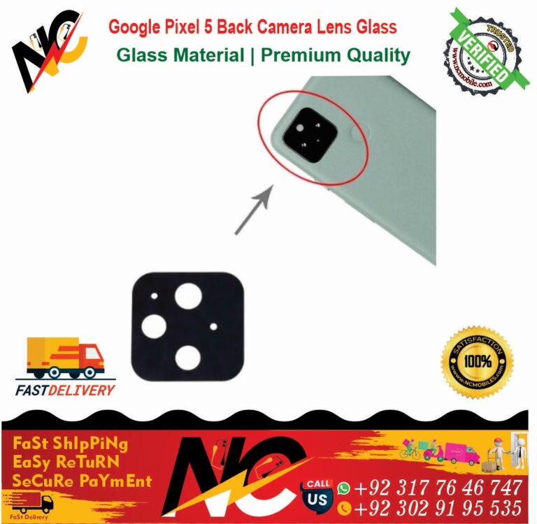 Google Pixel 5 Back Camera Lens Glass