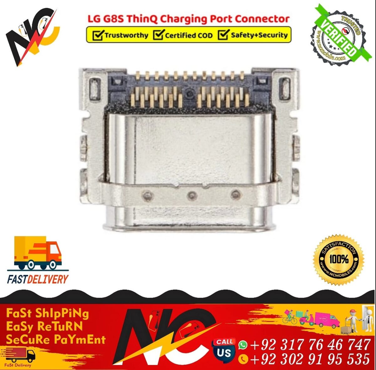 LG G8S ThinQ Charging Port Connector 1
