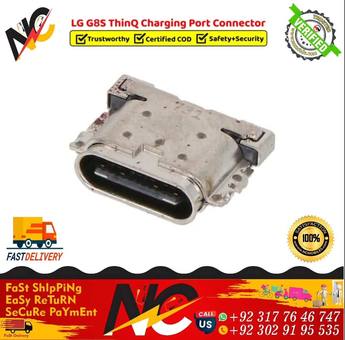 LG G8S ThinQ Charging Port Connector