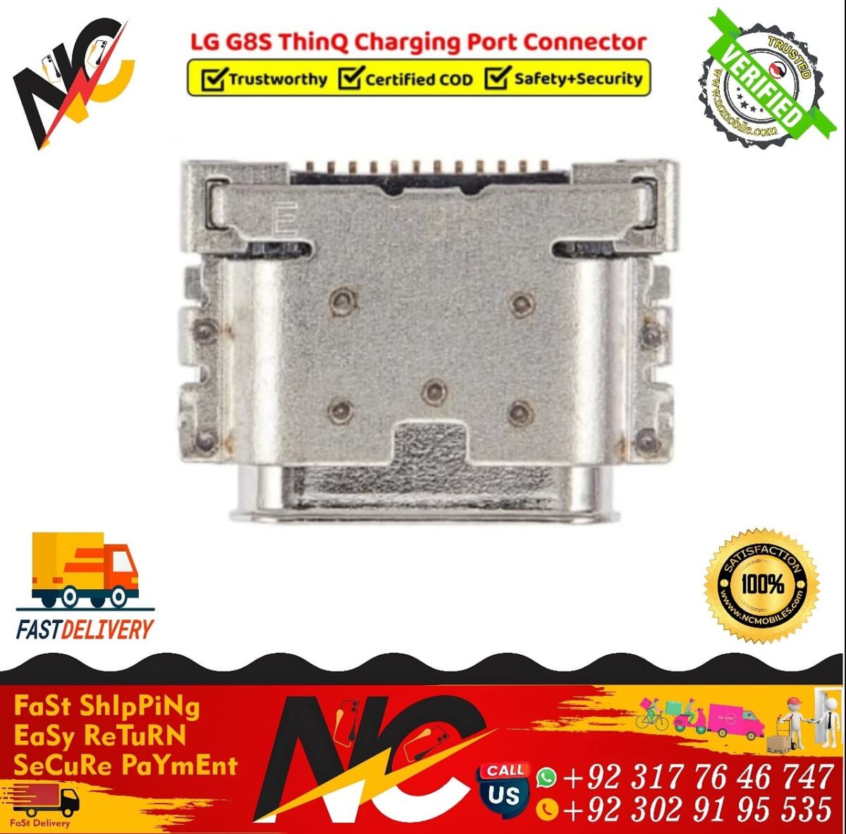 LG G8S ThinQ Charging Port Connector 2