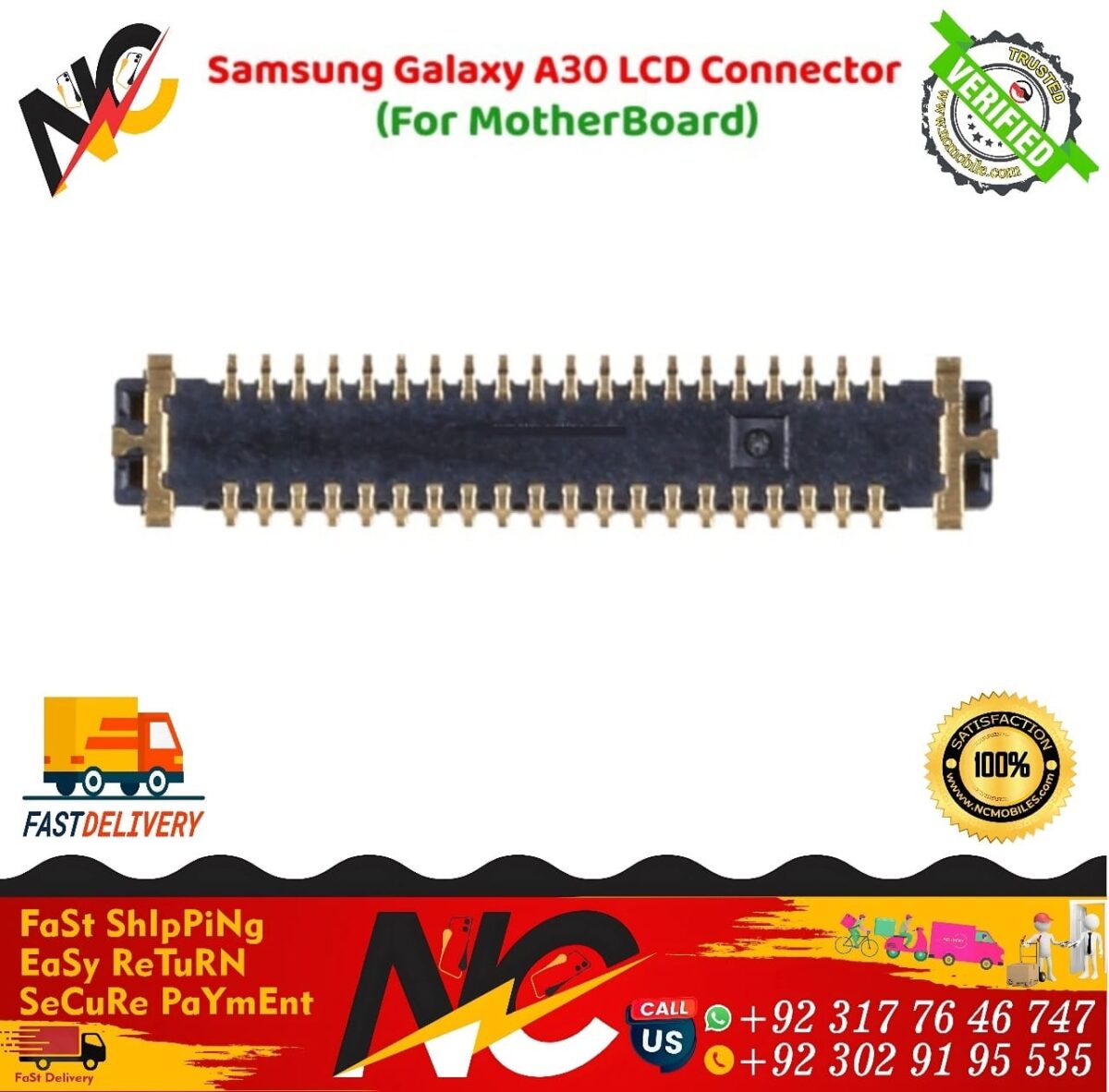 Samsung Galaxy A30 LCD Connector 1