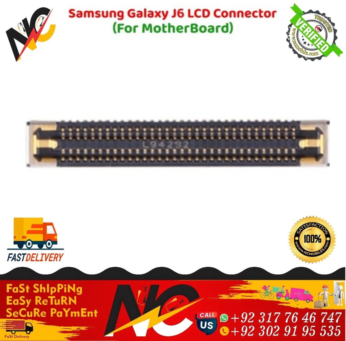 Samsung Galaxy J6 LCD Connector