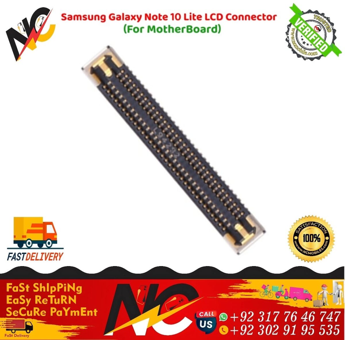 Samsung Galaxy Note 10 Lite LCD Connector 1
