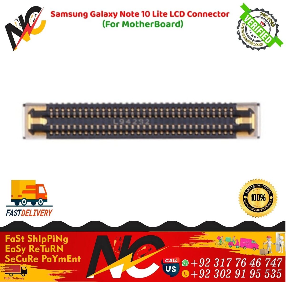 Samsung Galaxy Note 10 Lite LCD Connector