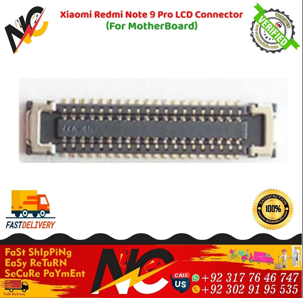 Xiaomi Redmi Note 9 Pro LCD Connector