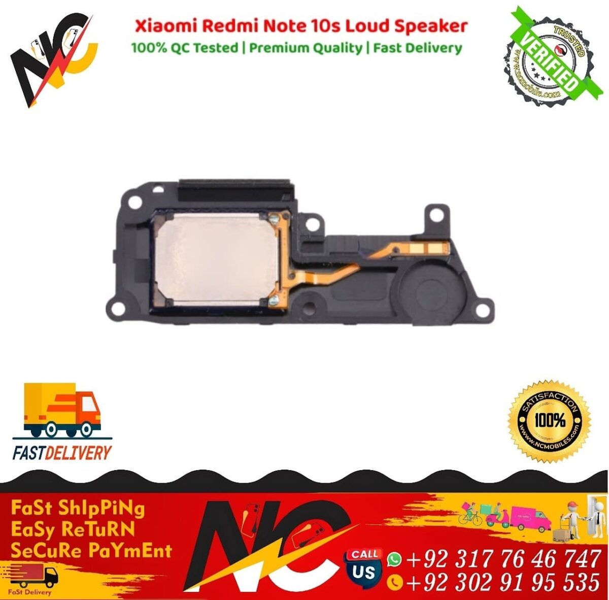 Xiaomi Redmi Note 10s Loud Speaker